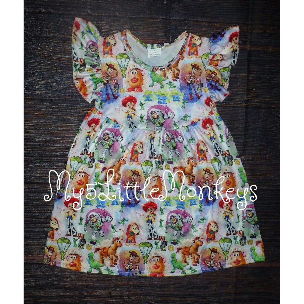 Toy Story Girls Sleeveless Boutique Dress